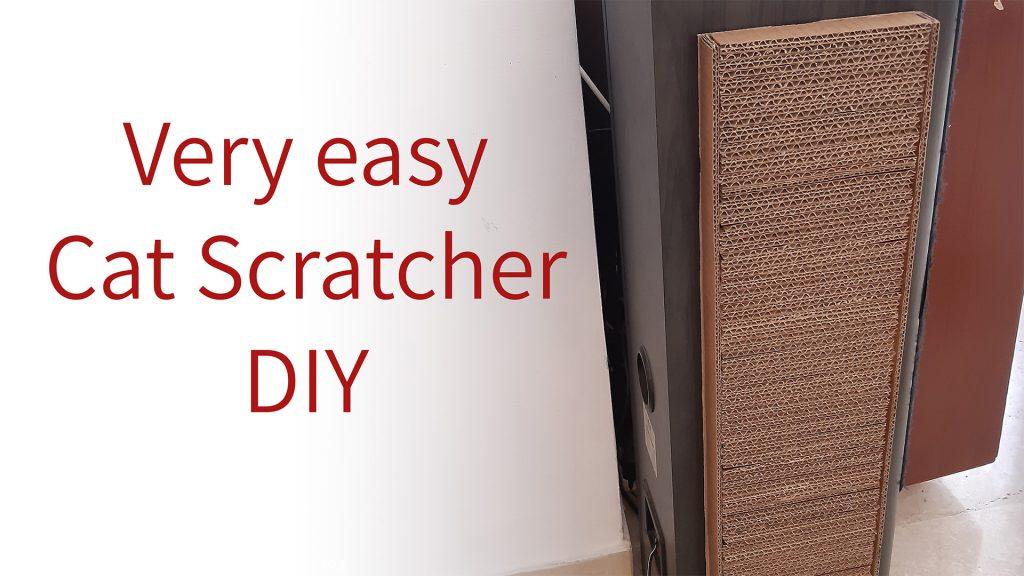 A very easy cat scratcher DIY