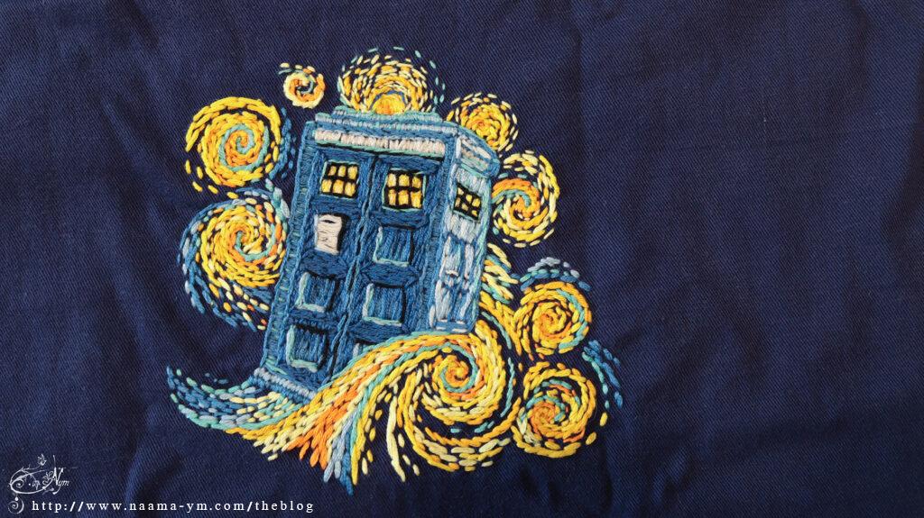 the embroidery is ready